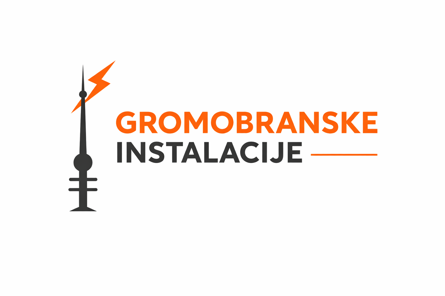 Logo za gromobranske instalacije i zaštitu od udara groma, Elektrobošnjak.